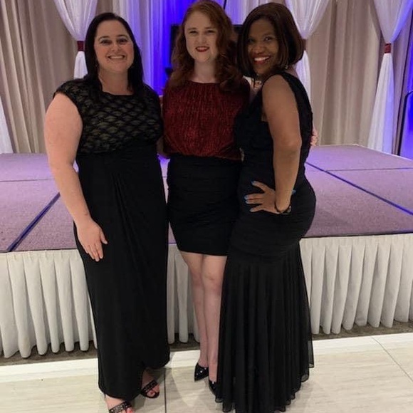 Connected Apparel Black Formal Long Dress - Picture 7 of 8